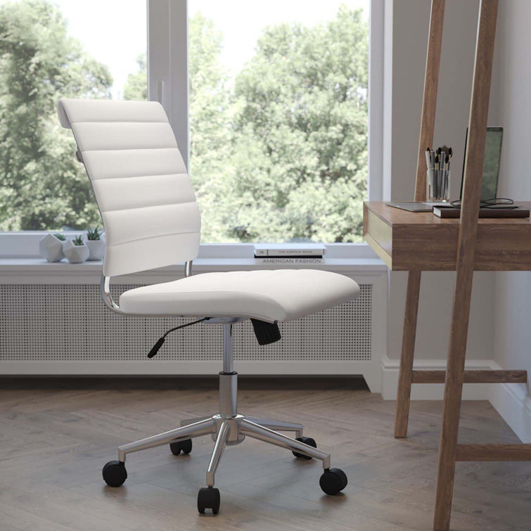 Armless executive office discount chair